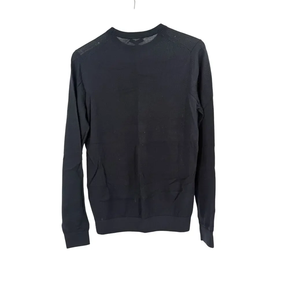 REISS Navy Sussex Wool Blend Jumper Sweater Size S NEW Navy Blue $160 Crew Neck